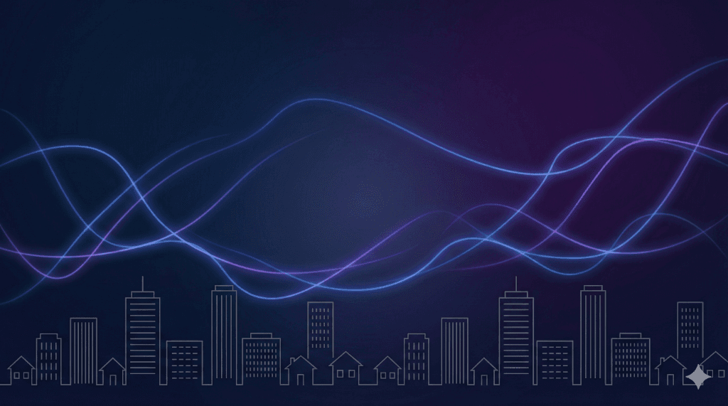 Abstract Warm Tech Background